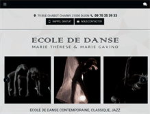 Tablet Screenshot of danse-dijon.com